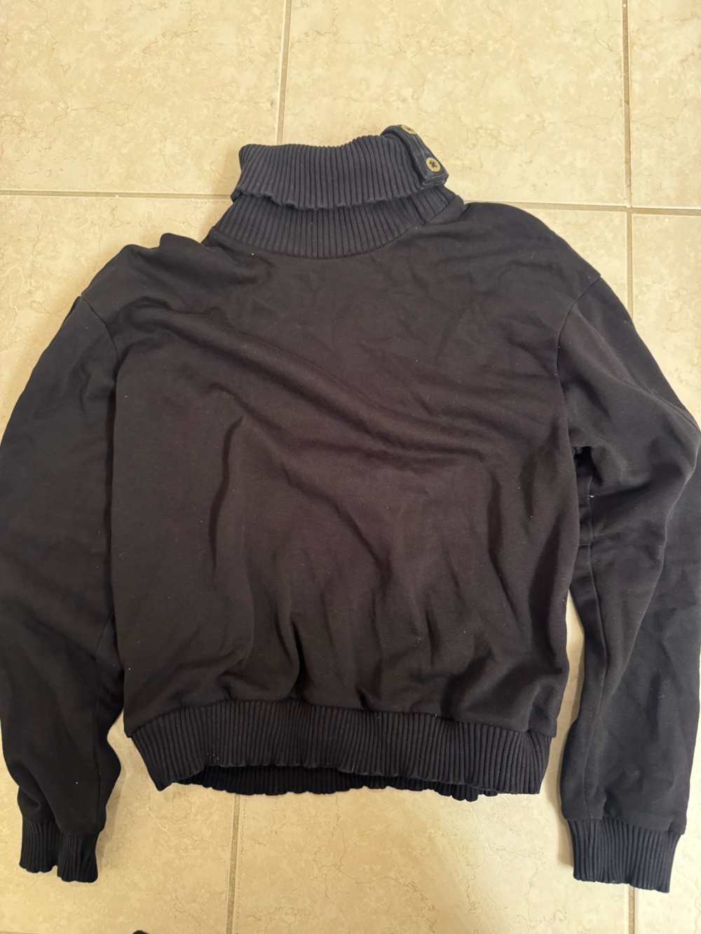 Zara Women’s Black Turtleneck Sweater